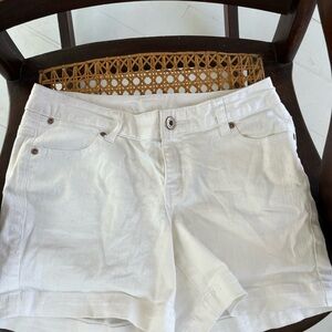 Women's White Shorts